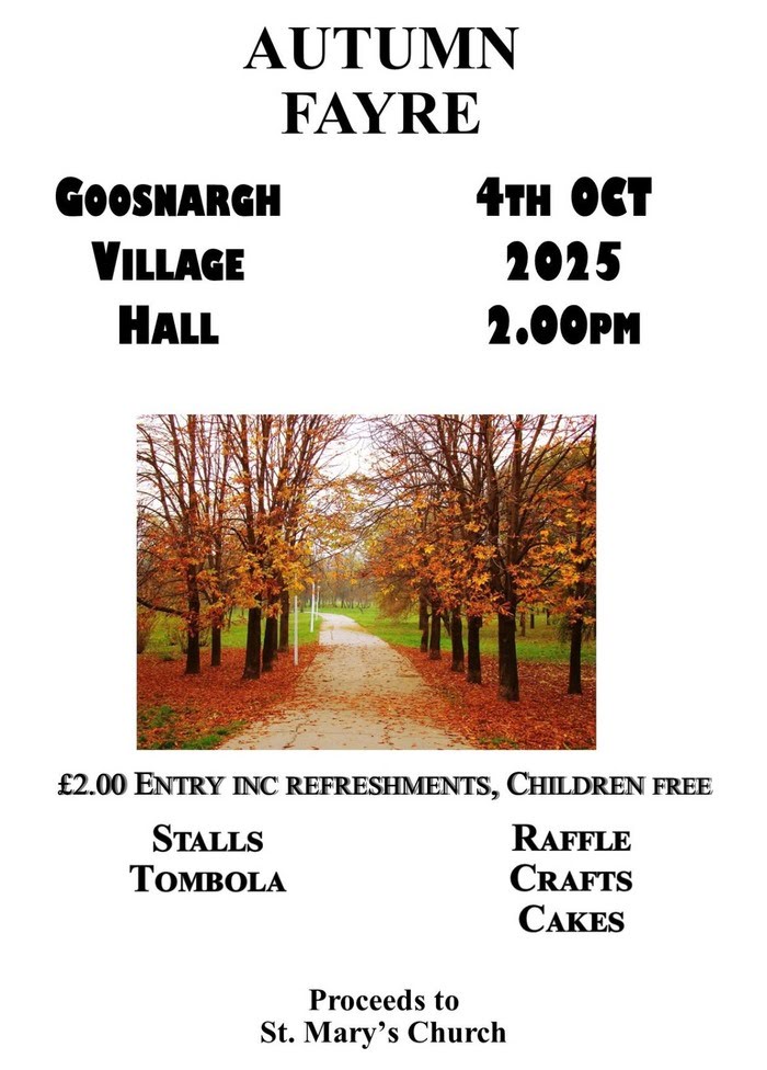 Goosnargh and Whittingham Village Autumn Fair